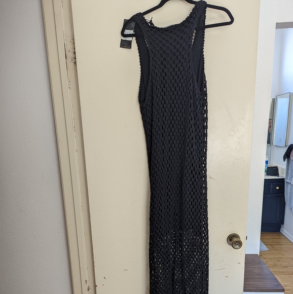 Scotch Soda Black, racerback Maxi dress, size 4 (10-12 women's). - Picture 3 of 6